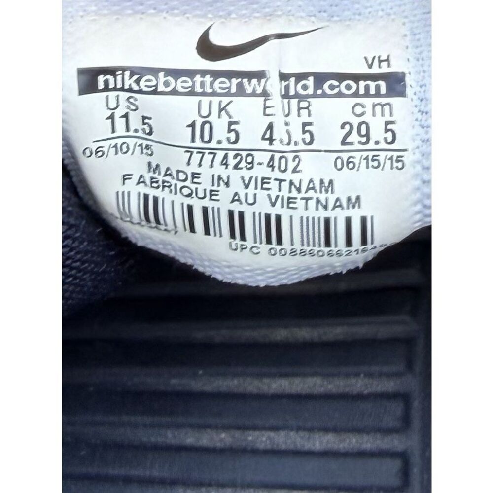 Nike Roshe One Knit Jacqard Navy Blue 11.5 Running Shoes Sneakers 777429-402 - Picture 9 of 10